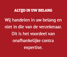 Schadeoplossing - Contra expert